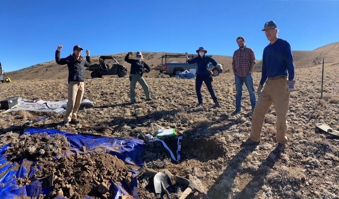 Geomicro cluster: the Reynolds Creek done with field work!